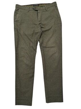 Scotch & Soda Olive Tweed Chinos - Size 30 (Altered to 26" Inseam)